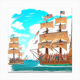 British Fleet Canvas Print