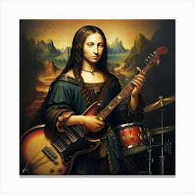 Mona Hendrix Sq Canvas Print