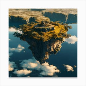 Island In The Sky Canvas Print