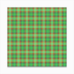 Plaid Fabric 93 Canvas Print