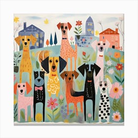 Puppy Love Palette 11 Canvas Print