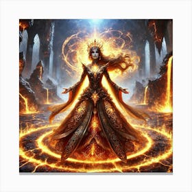 Queen Sorath Core Sovereignty Canvas Print