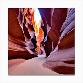 The walls of the canyon 4 Canvas Print