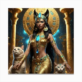 Egyptian Goddess 6 Canvas Print