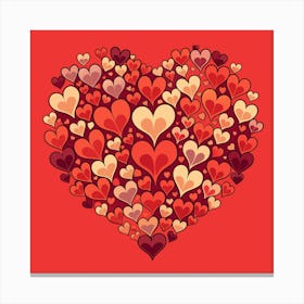 Heart Of Hearts 1 Canvas Print