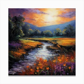 Euphoria: Brushwork Harmony Canvas Print