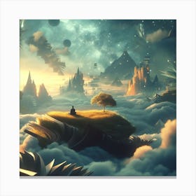 Lonely World Canvas Print