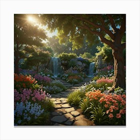 Garden Path 13 Canvas Print