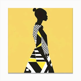 Silhouette Of A Woman 72 Canvas Print