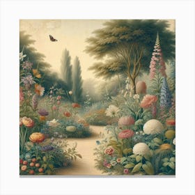 Garden Path Canvas Print