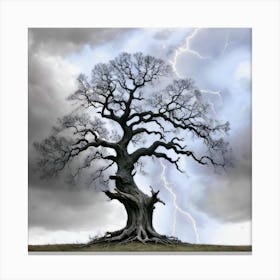 Lightning Tree Canvas Print