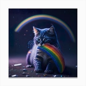 Cat Galaxy (48) Canvas Print