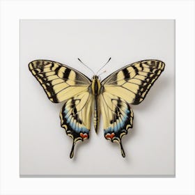 Butterfly of Papilio machaon Canvas Print