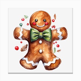 Gingerbread Man 7 Canvas Print
