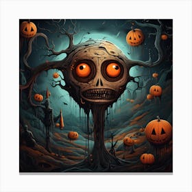 Halloween Collection By Csaba Fikker 82 Canvas Print