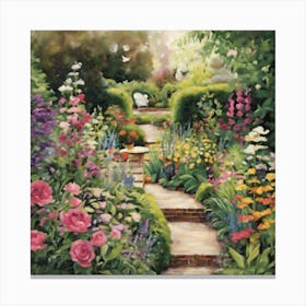 Into The Garden 2 Canvas Print