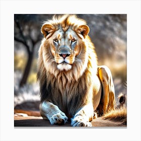 Lion art 28 Canvas Print
