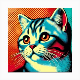 Pop Cat 24 Canvas Print