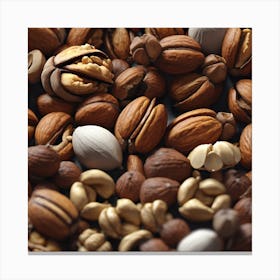 Nuts And Seeds 12 Canvas Print