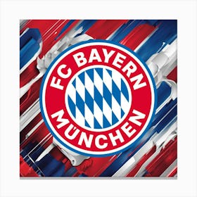 FC Bayern München Logo Wall Art 37 Canvas Print