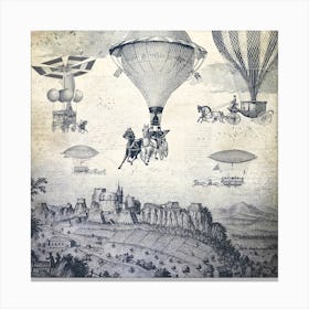Carrilloons over the City Canvas Print