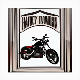 Harley Davidson Canvas Print