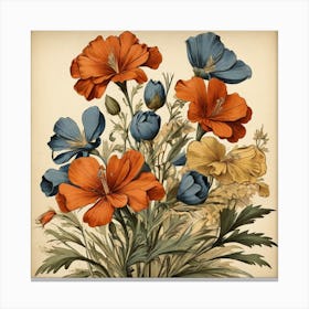 Bouquet Of Flowers Canvas Print