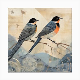 Bird In Nature Barn Swallow 3 Canvas Print