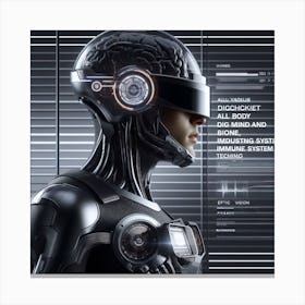 Cyborg 24 Canvas Print