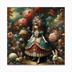 Alice In Wonderland Canvas Print