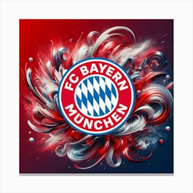 FC Bayern München Logo Wall Art 14 Canvas Print