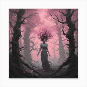 485480 Dryad In The Woods 2 Canvas Print