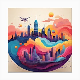 Cityscape 1 Canvas Print