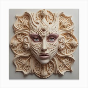 Ethereal Face Canvas Print