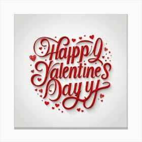 Happy Valentine'S Day 6 Canvas Print