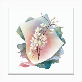 Magnolia Flower Canvas Print