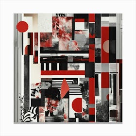 Abstract Black Canvas Print