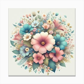 Floral Bouquet Canvas Print