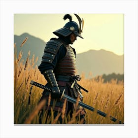 Samurai Art 49 Canvas Print