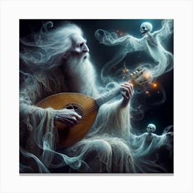 Ghostly Bard Canvas Print