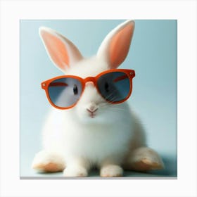 Rabbit In Sunglasses 4 Canvas Print