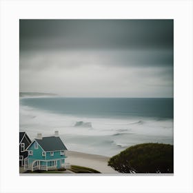 House On The Beach Canvas Print