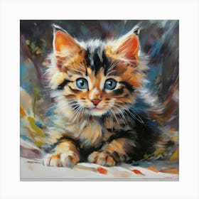 Kitten playfulness 4 Canvas Print