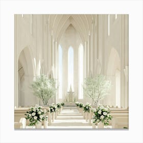 Church Interior Canvas Print