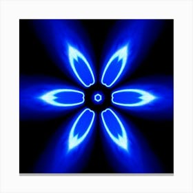 Blue Flower 6 Canvas Print