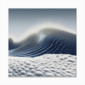 Crown wave Canvas Print