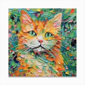 Orange Tabby Cat Canvas Print