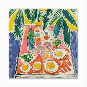 Summer Wine Matisse Style 1 Canvas Print