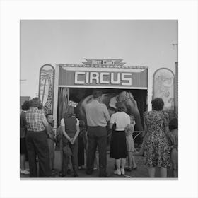 Untitled Photo, Possibly Related To Klamath Falls, Oregon, Circus Day By Russell Lee 1 Canvas Print