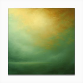 Abstract - Green Sky Canvas Print